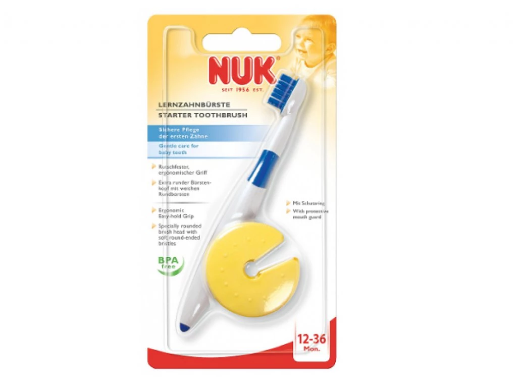 Бебешка четка за зъби NUK Lernzahnbürste 12-36 м