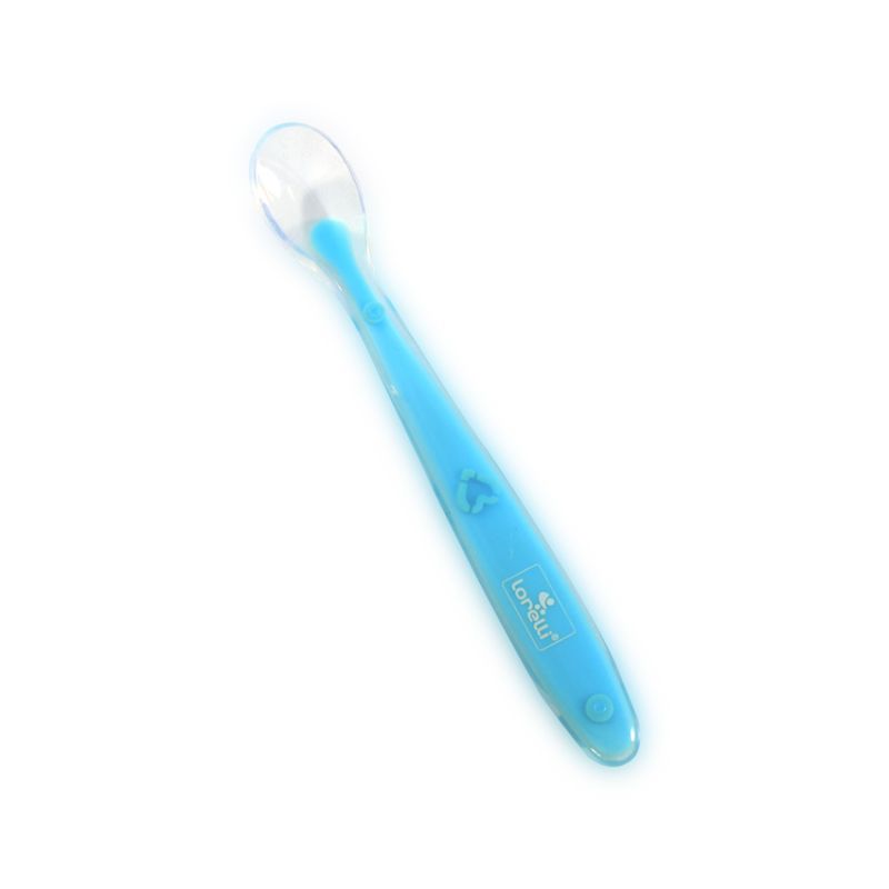 Силиконова лъжичка Silicone Spoon Blue 6m+