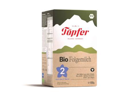 Адаптирано мляко Töpfer Bio Folgemilch 2 600 г