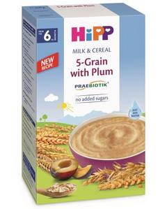 Млечна каша 5-Grain with Prune 6 месеца