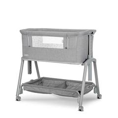 Мини кошара Lorelli LAYLA 2в1 с падаща преграда, сива