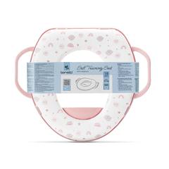 Мека седалка за тоалетна Soft Training Seat с дръжки Planets - Pink