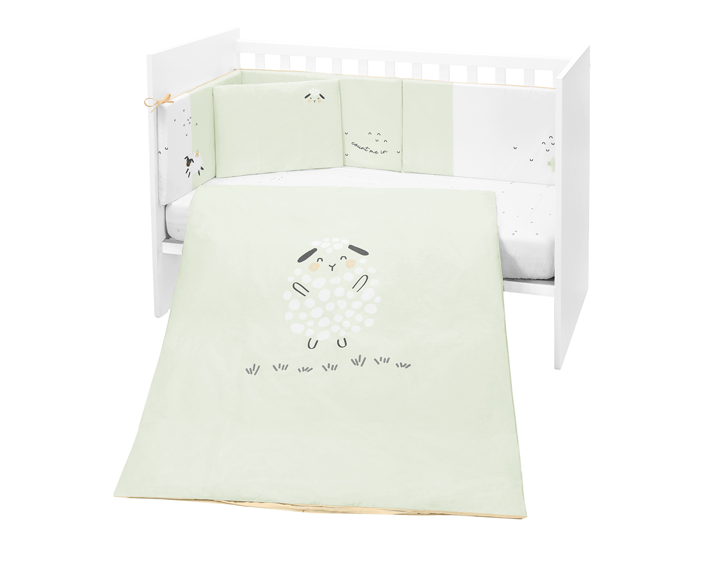 Бебешки спален комплект Sleepy Sheep 60x120 см