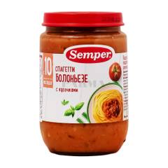 Бебешко пюре Semper Spaghetti Bolognese