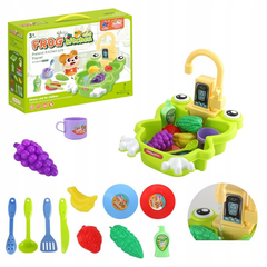 Детска кухненска мивка frog kitchen sink с аксесоари no.6062