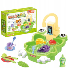 Детска кухненска мивка frog kitchen sink с аксесоари no.6062
