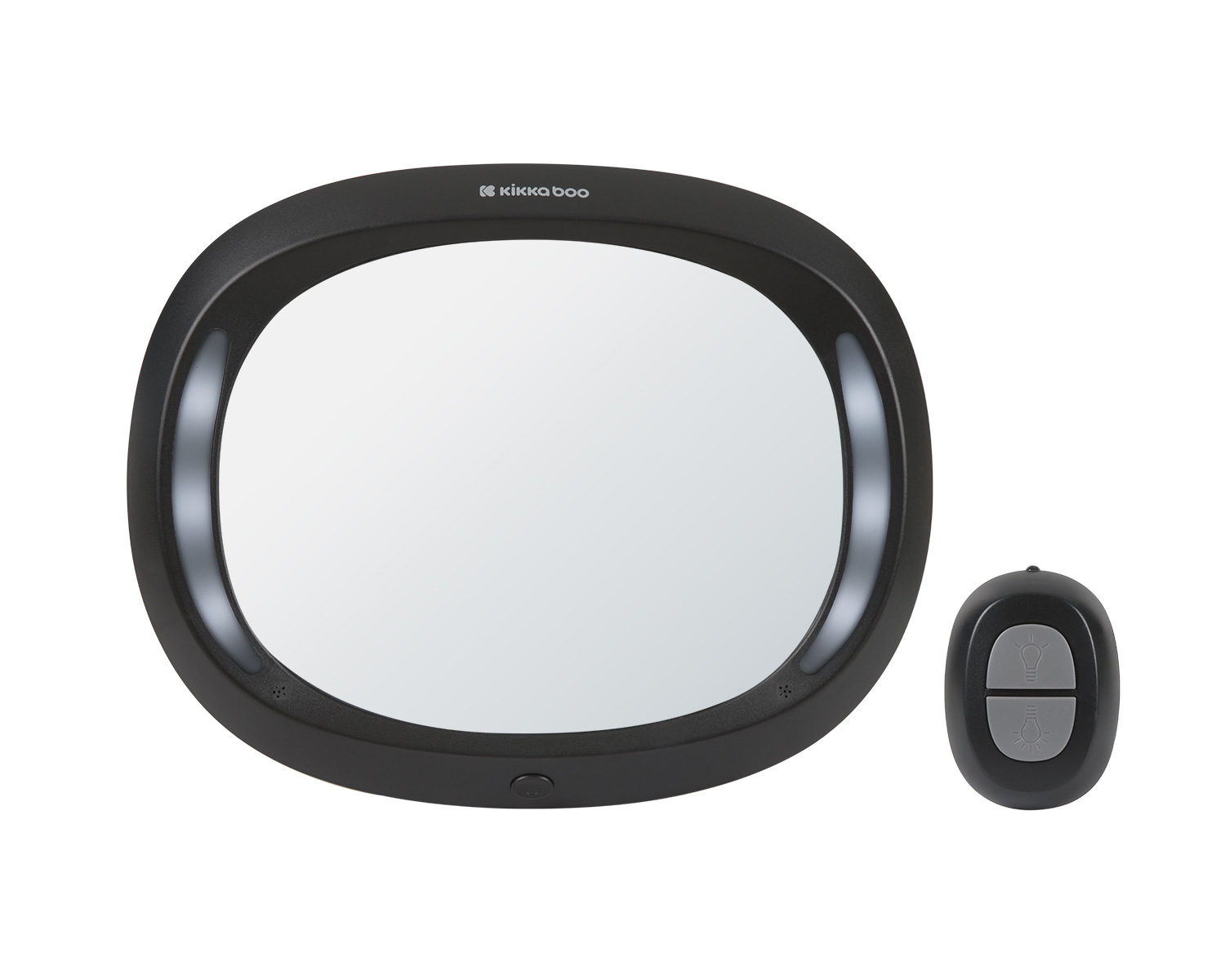 Огледало за задно виждане с LED осветление LED REAR VIEW CAR MIRROR 30x25 см