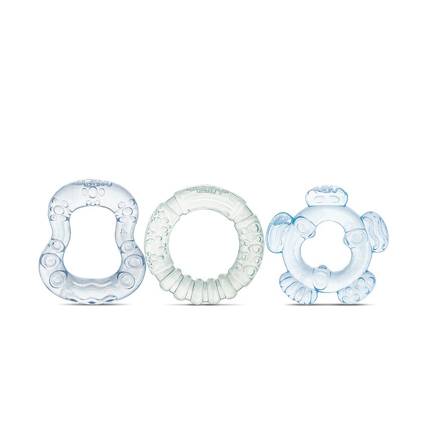 Гризалки комплект Lorelli Water Filled Teethers, момче, 3 броя