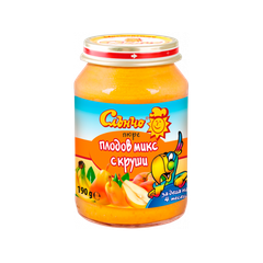 Плодов микс с круши, 4+м, 190г.