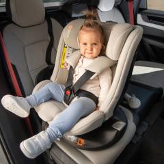 KikkaBoo i-Van i-Size столче за кола 40-150 см, черно