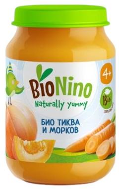 Тиква и морков, 4+м, 190г.