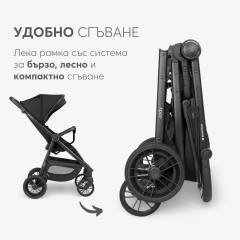 KikkaBoo Jody детска количка, черна
