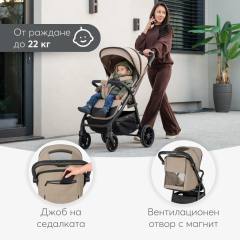 KikkaBoo Jody детска количка, черна
