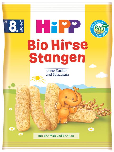 Био просени пръчици Bio Hirse Stangen с царевица и ориз 30 г