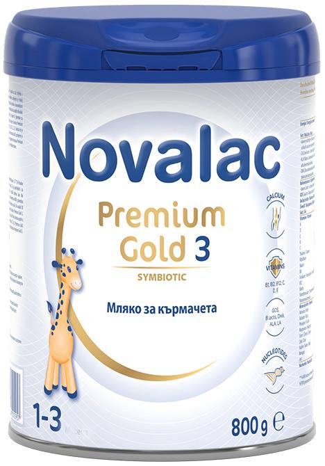 Адаптирано мляко Novalac Premium Gold 3 800 г