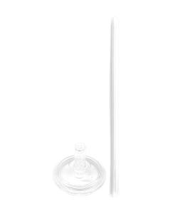 Резервна силиконова сламка spare kit for pp cup with silicone straw 220ml moony me