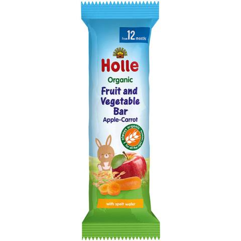 Био плодово-зеленчуково барче Organic Fruit and Vegetable Bar Apple-Carrot 25 г