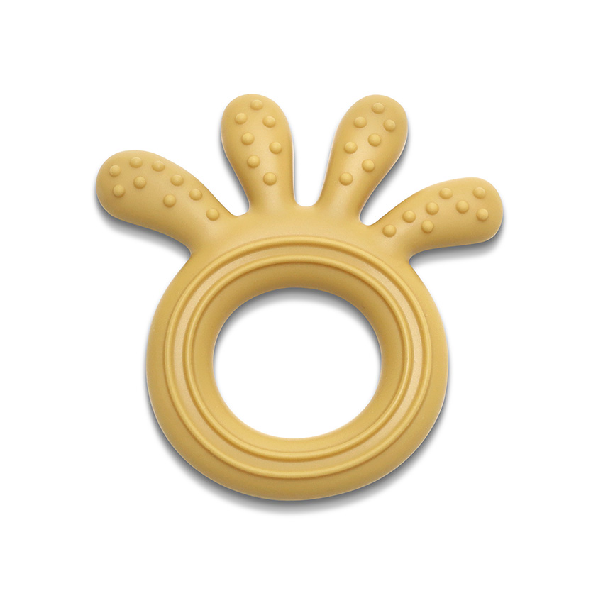 Силиконова гризалка октопод Beige
