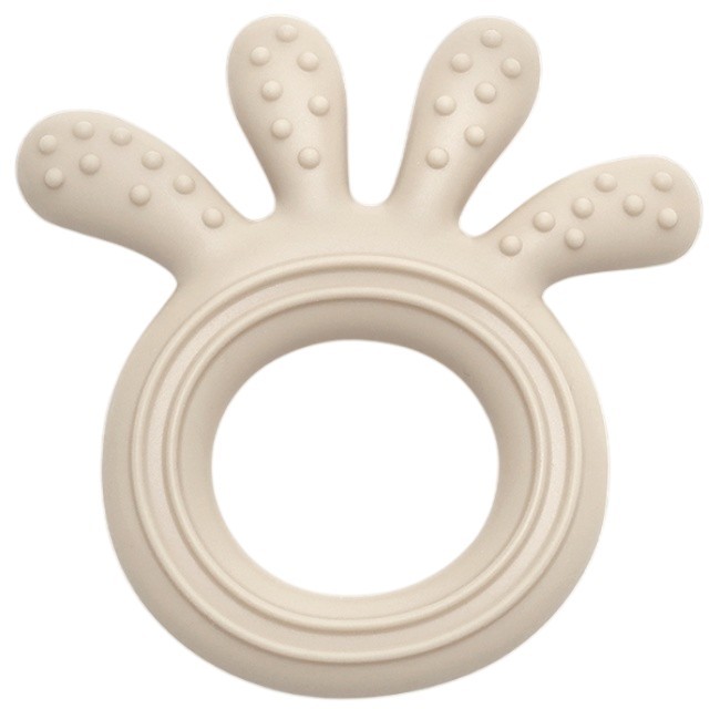 Силиконова гризалка октопод Beige