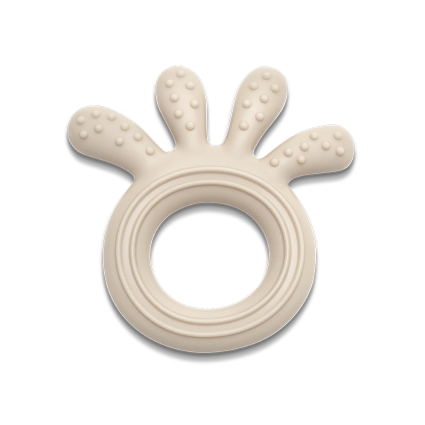 Силиконова гризалка октопод Beige