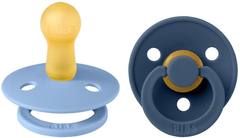 Залъгалки Bibs Colour, Sky Blue-Steel Blue, 6-18 м, 2 броя