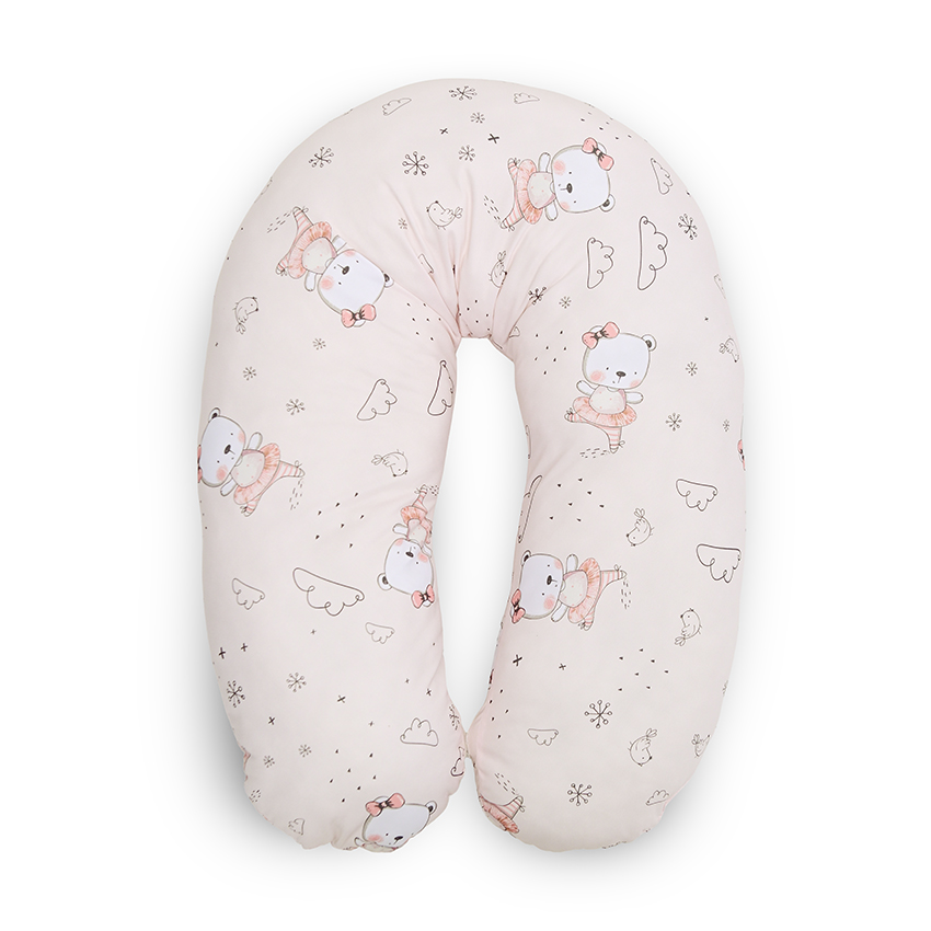 Възглавница за кърмене BALLERINA BEAR Pink / мече балерина розово