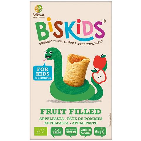 Бисквити Biskids Fruit Filled Apple 120г