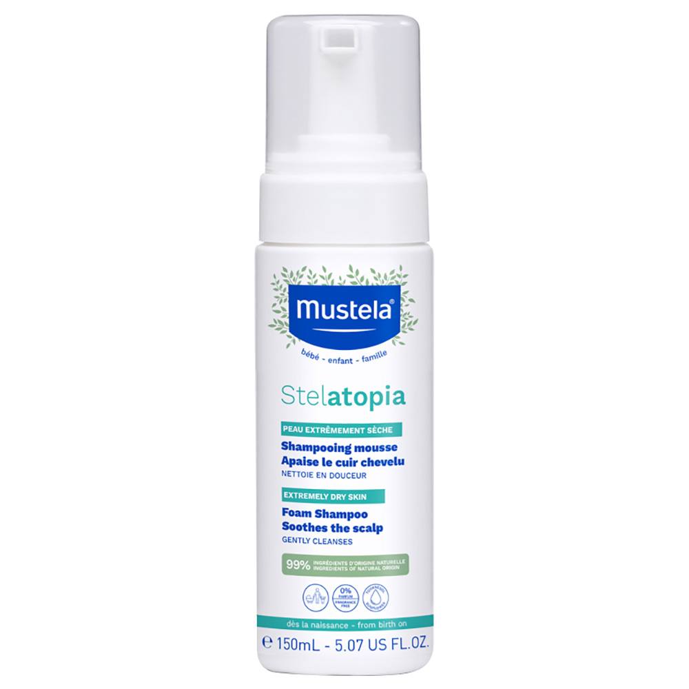 Шампоан-пяна Mustela Stelatopia за атопична кожа 150 мл.