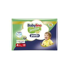 Преходни гащи Babylino Sensitive Cotton Soft Pants Maxi 4 7-13 кг 38 бр.