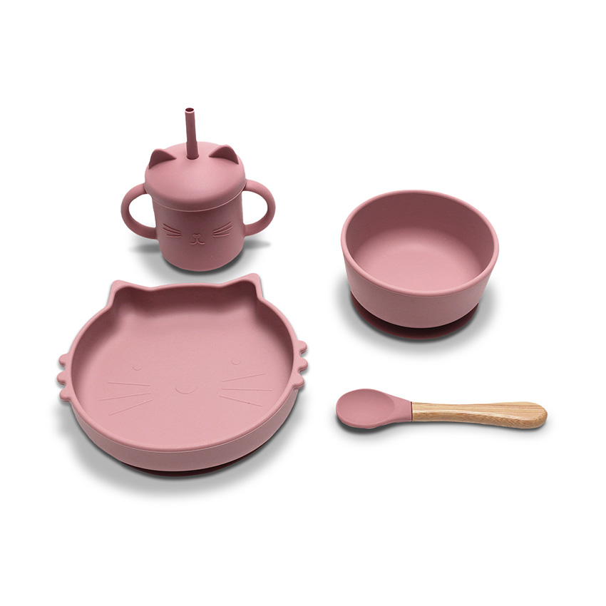 Силиконов сет за хранене Silicone Feeding Set 4 бр