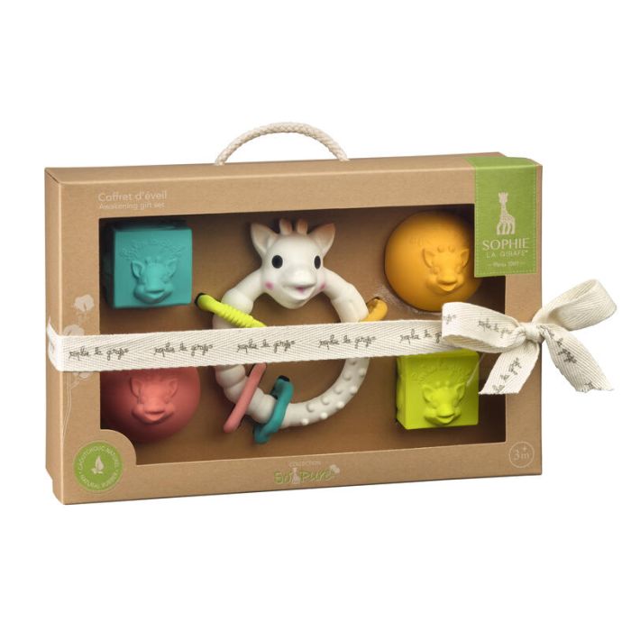 Подаръчен комплект за игра Sophie la Girafe So' Pure Awakening gift set