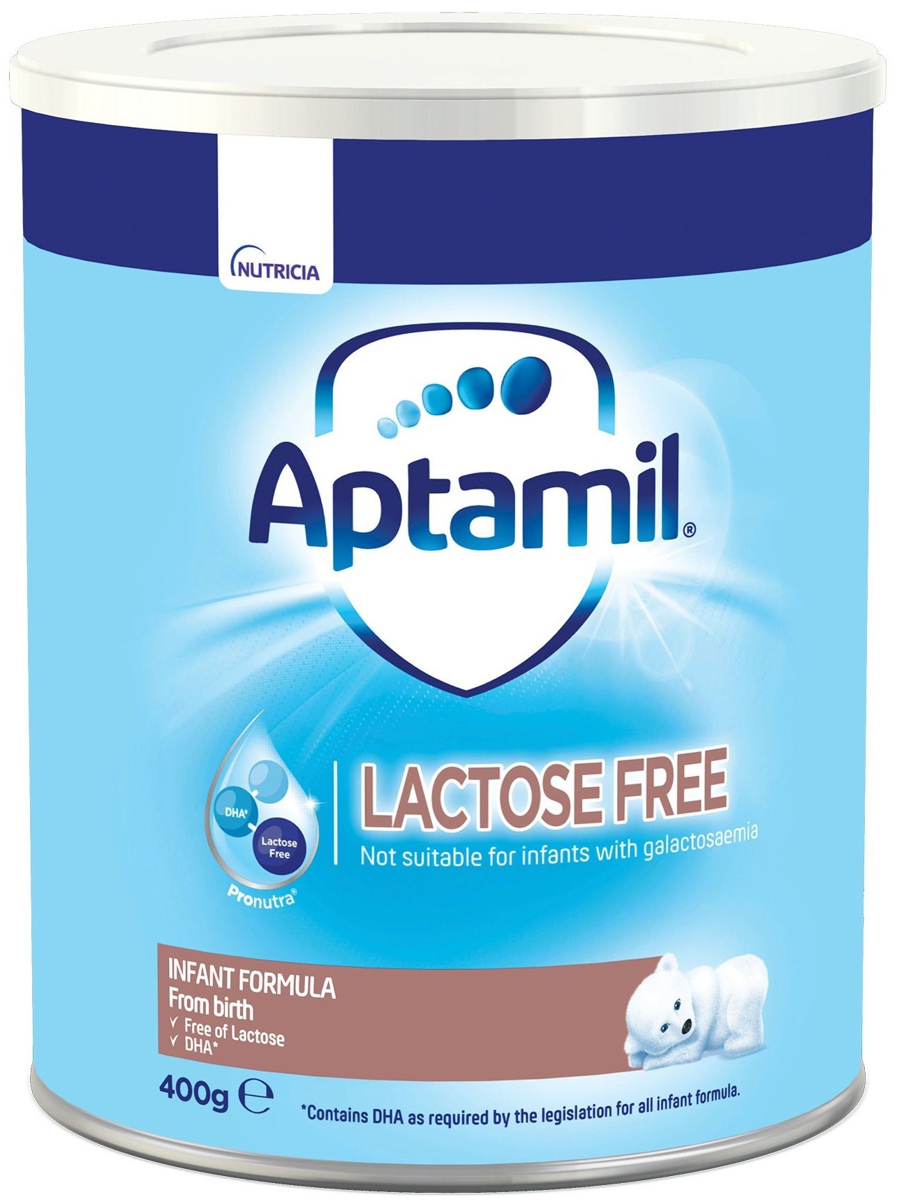 Адаптирано мляко Aptamil Lactose Free 400 г.