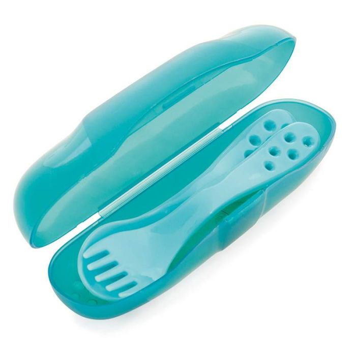 Комплект прибори за хранене cutlery travel set 12m+