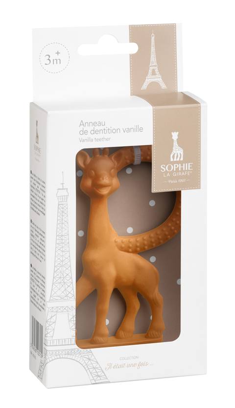 Мека гризалка Sophie la Girafe с аромат на ванилия, асортимент