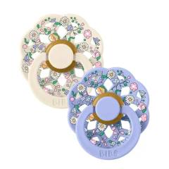 Залъгалка BIBS Boheme Liberty, Chloe Meadow - Ivory Mix, 6-18 месеца, 2 броя