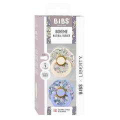 Залъгалка BIBS Boheme Liberty, Chloe Meadow - Ivory Mix, 6-18 месеца, 2 броя