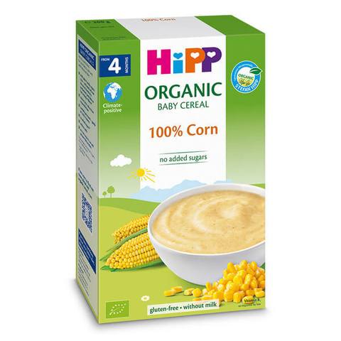 Бебешка каша HiPP Organic 100% Corn 4+ месеца