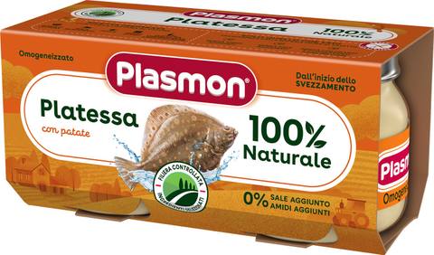 Бебешко пюре Plasmon риба kамбала с картофи 2х80 гр