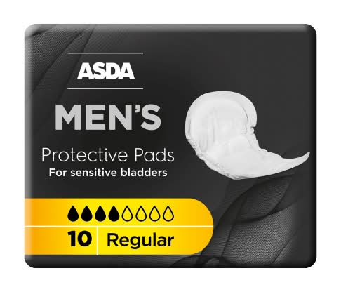 Абсорбиращи подложки за мъже asda men's protective pads regular 10 бр.