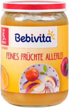 Бебешко пюре Bebivita Feines Früchte Allerlei 190 г.
