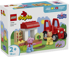 Конструктор Duplo 10468 Tractor and Market 18 бр.