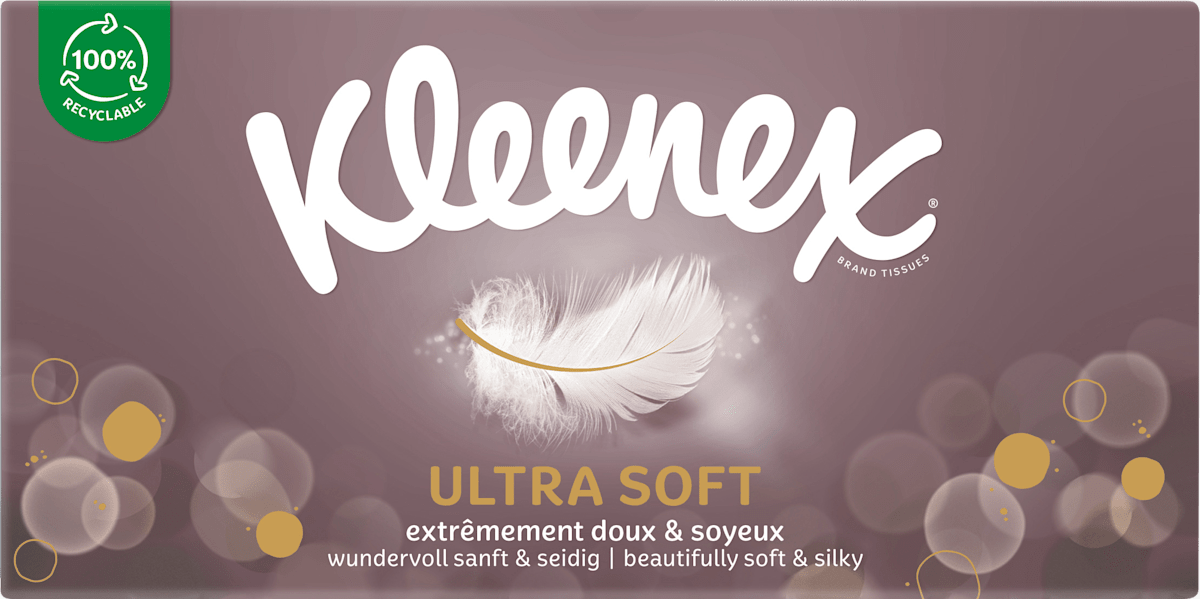 Хартиени носни кърпички Kleenex Ultra Soft 64 бр