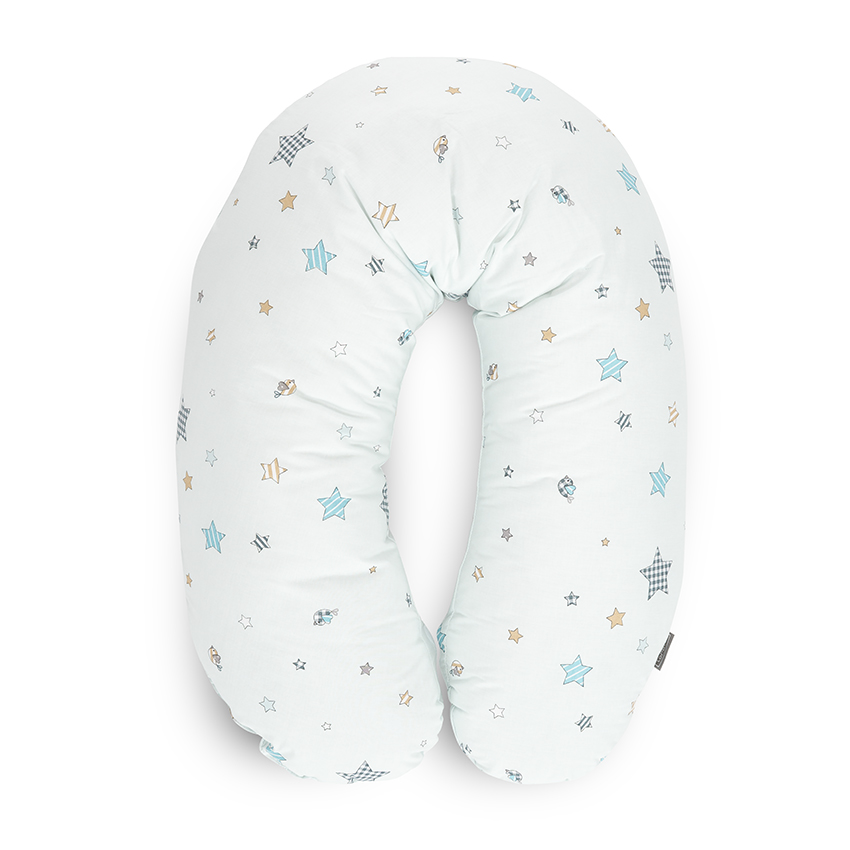 Възглавница за кърмене BEAR WITH SWING BLUE 65 см