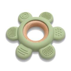 Гризалка Silicone and Beech Teether Flower Fresh Green