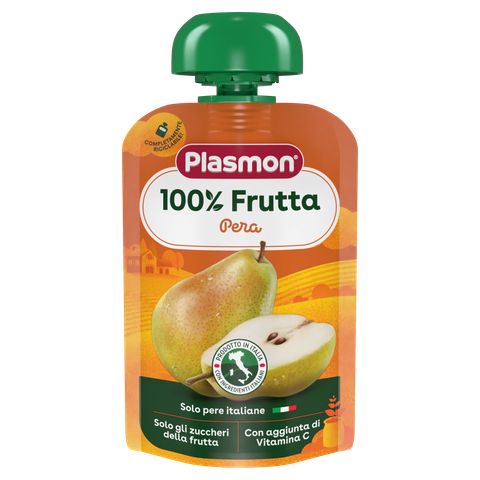 Плодова закуска Plasmon 100% круша 100 г