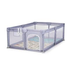Бебешка кошара за игра Chipolino Lotus 120/180 cm, сива