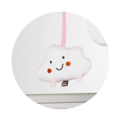 Музикална въртележка за кошара с проектор Chipolino, розова градина