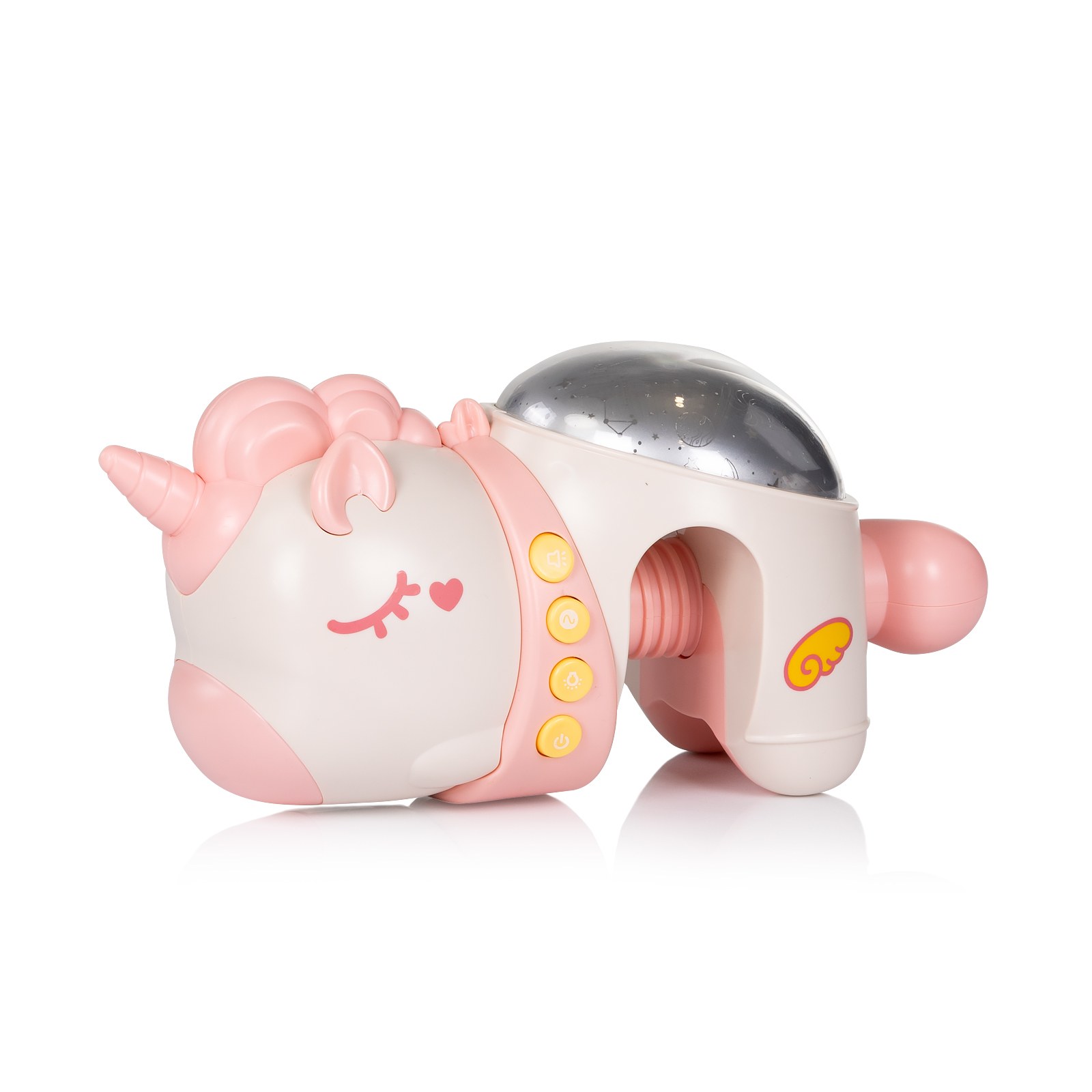 Музикална играчка за легло с проектор еднорог