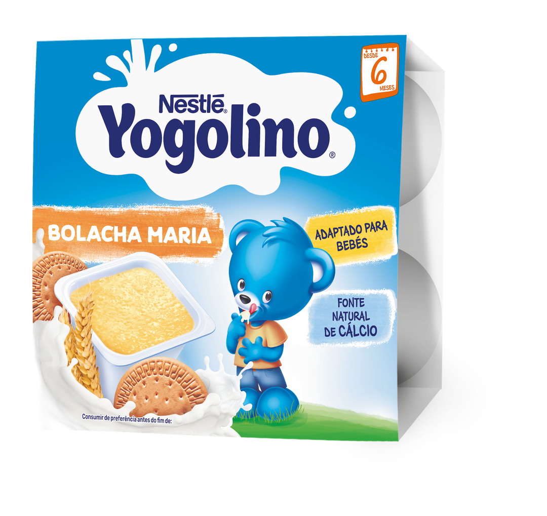 Млечен десерт Yogolino бисквита 4х100г