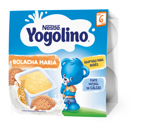 Млечен десерт Yogolino бисквита 4х100г